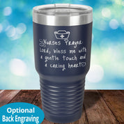 Personalized Laser Etched Tumbler | Nurse Prayer