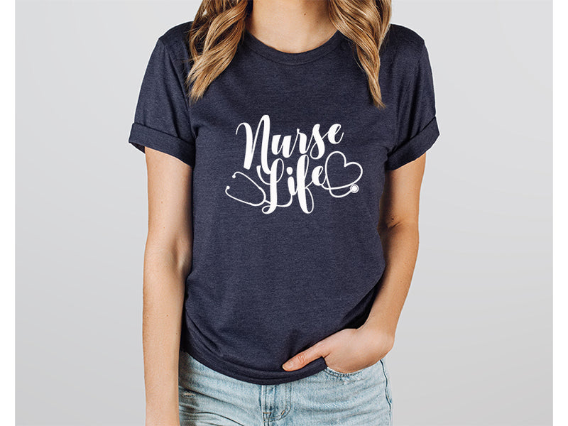 Adult Bella Canvas Tee | Nurse Life T-shirt