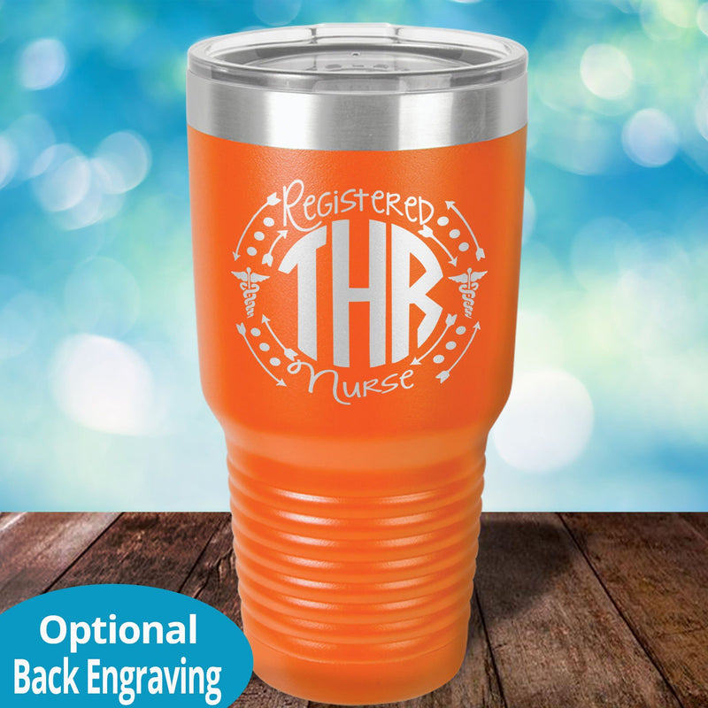 Personalized Laser Etched Tumbler | RN Monogram