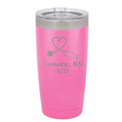 Personalized 20 ounce Nurse Tumbler