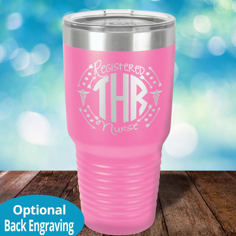 Personalized Laser Etched Tumbler | RN Monogram