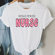 Bella Canvas Tee | Pink Doodle Registered Nurse