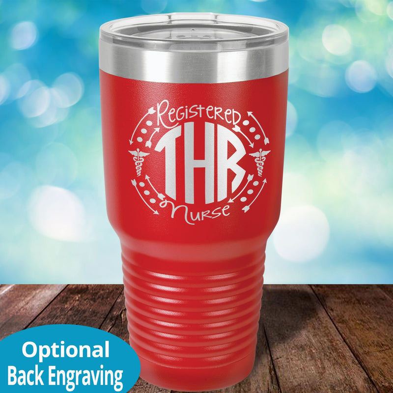 Personalized Laser Etched Tumbler | RN Monogram