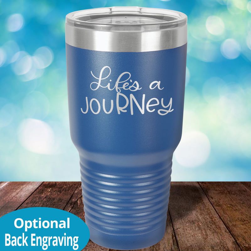 Life is a jouRNey Laser Etched Custom Tumbler