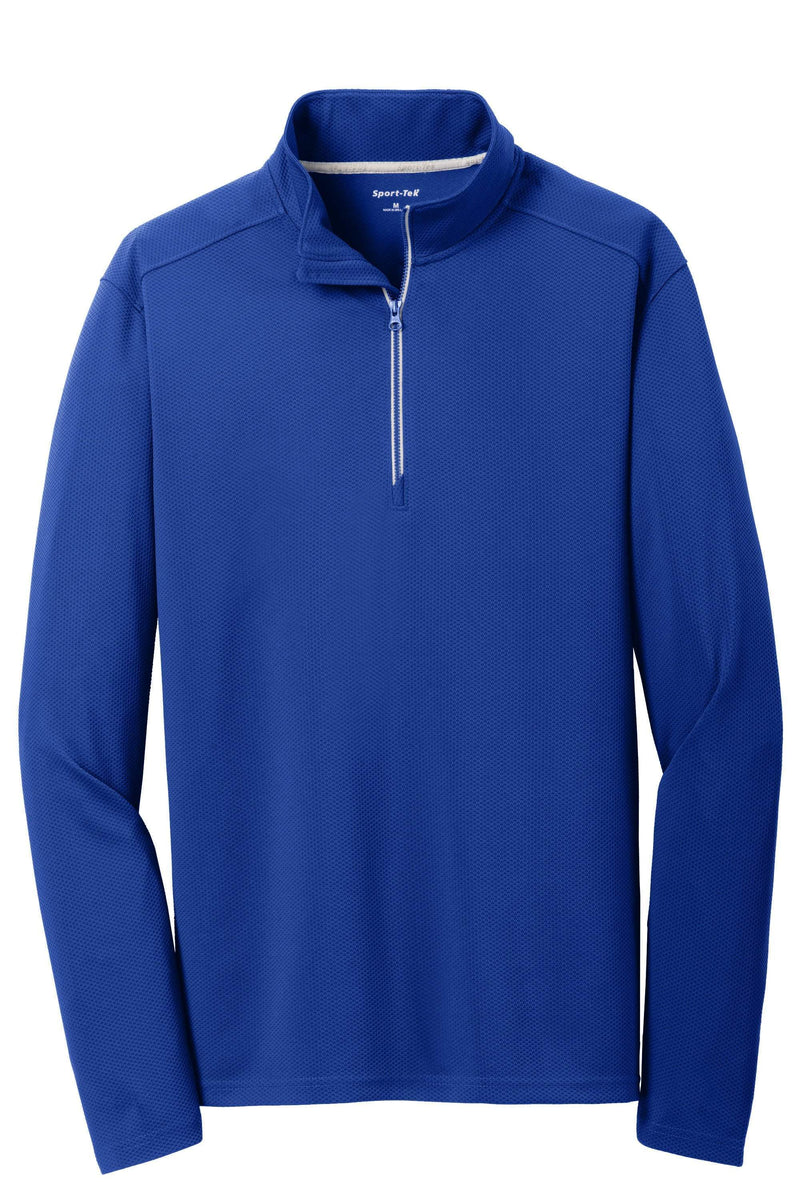 Sport-Tek 1/4 Zips ROYAL / SMALL ST860 | Sport-Tek® Unisex Sport-Wick® Textured 1/4-Zip Pullover