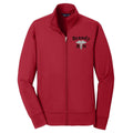 Sport-Tek jacket Red / XS LST241 | Customized Ladies Sport-Wick® Fleece Full-Zip Jacket