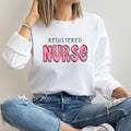 Crewneck Sweatshirt |  Pink Doodle Registered Nurse