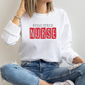 Crewneck Sweatshirt |  Doodle Heart Registered Nurse