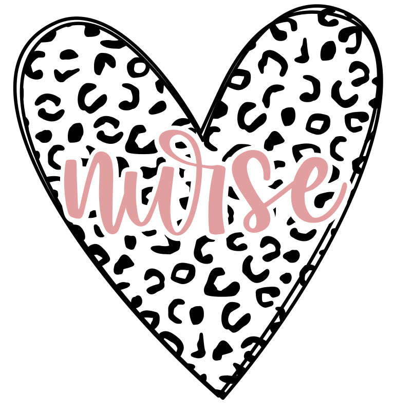 Crewneck Sweatshirt |  Leopard Nurse